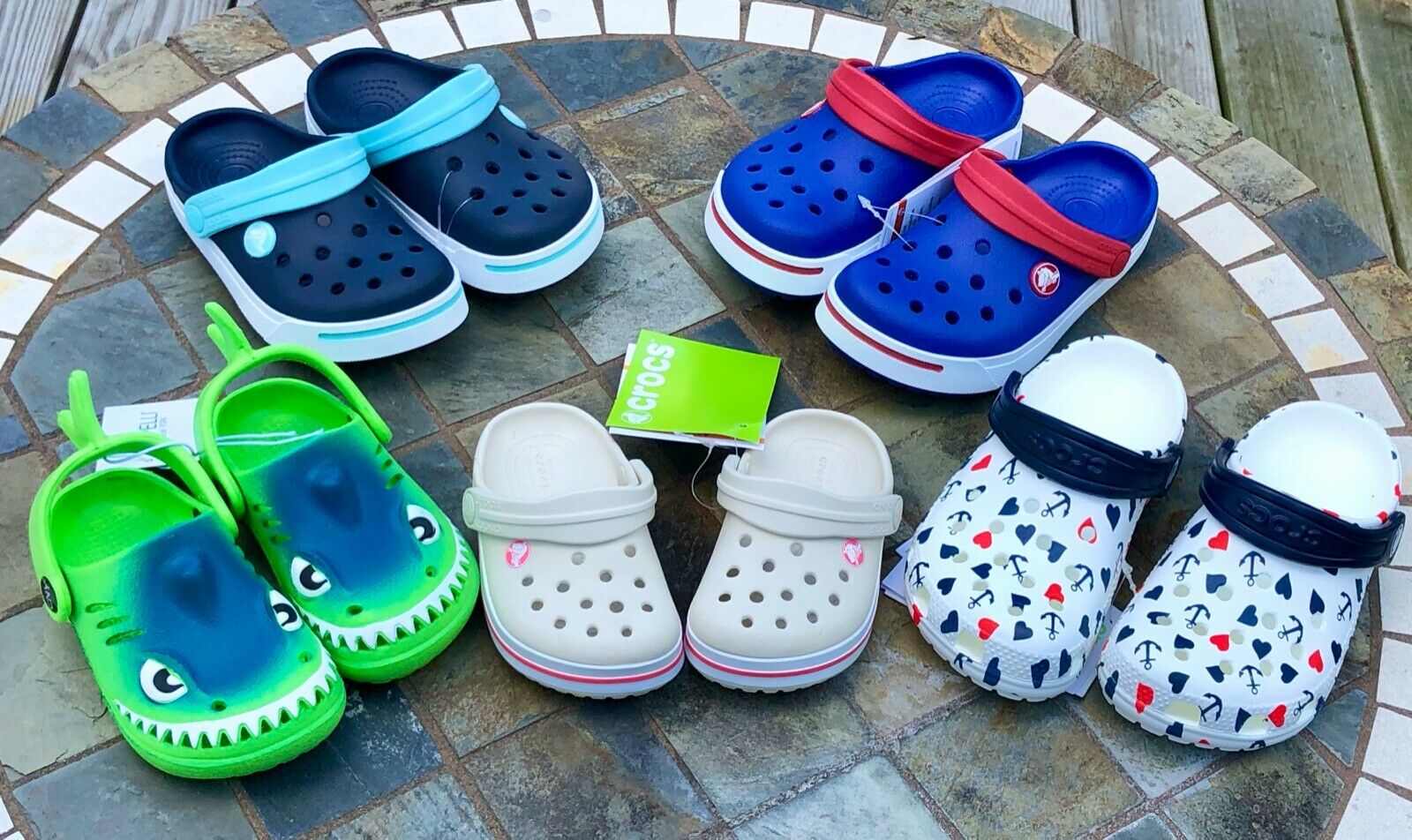 Crocs & Capelli Children's Water Shoes All Sizes, Colors, Characters + Lite Up!